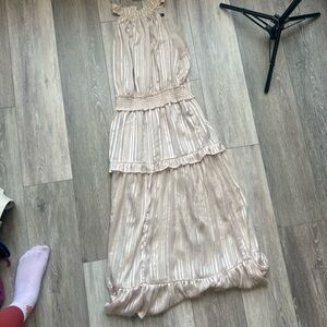 Express Light Beige Dress